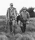 Ed and Steve hunting in Maryland.